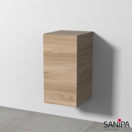 Szafka boczna Sanipa 3-drożna z 1 drzwiami wiąz przedni