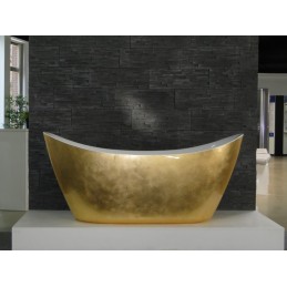 wolnostojąca wanna SIENA akryl Gold 173 x 73 cm - powierzchnia